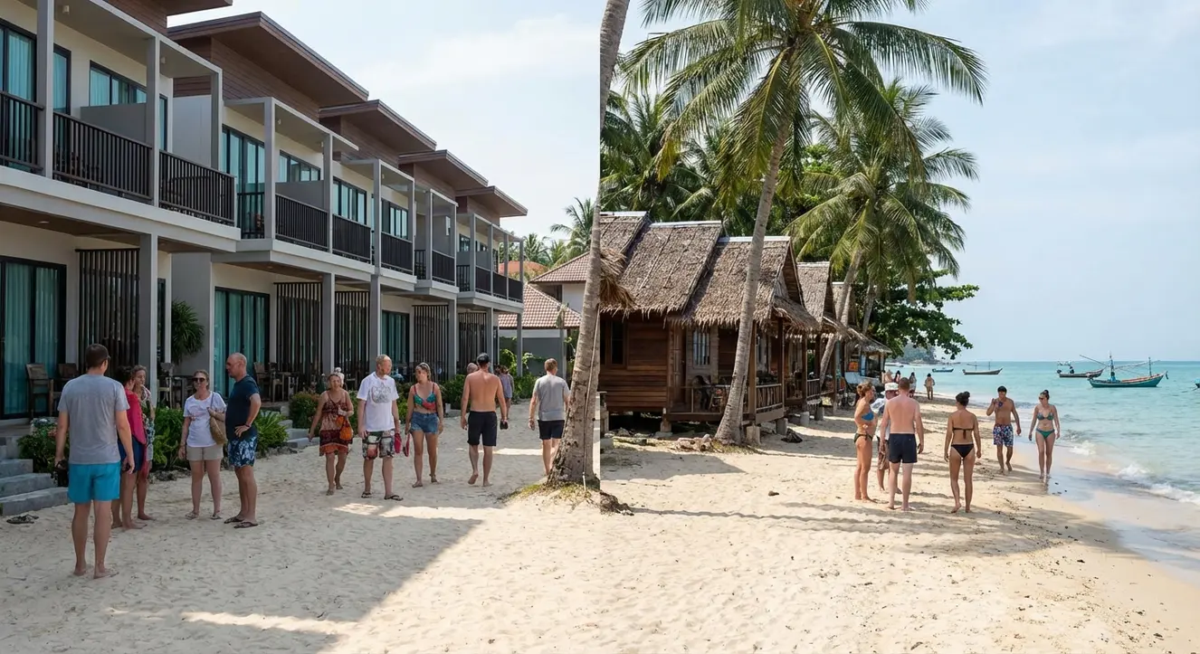 Vergleich beliebter Unterkünfte am Lamai Beach