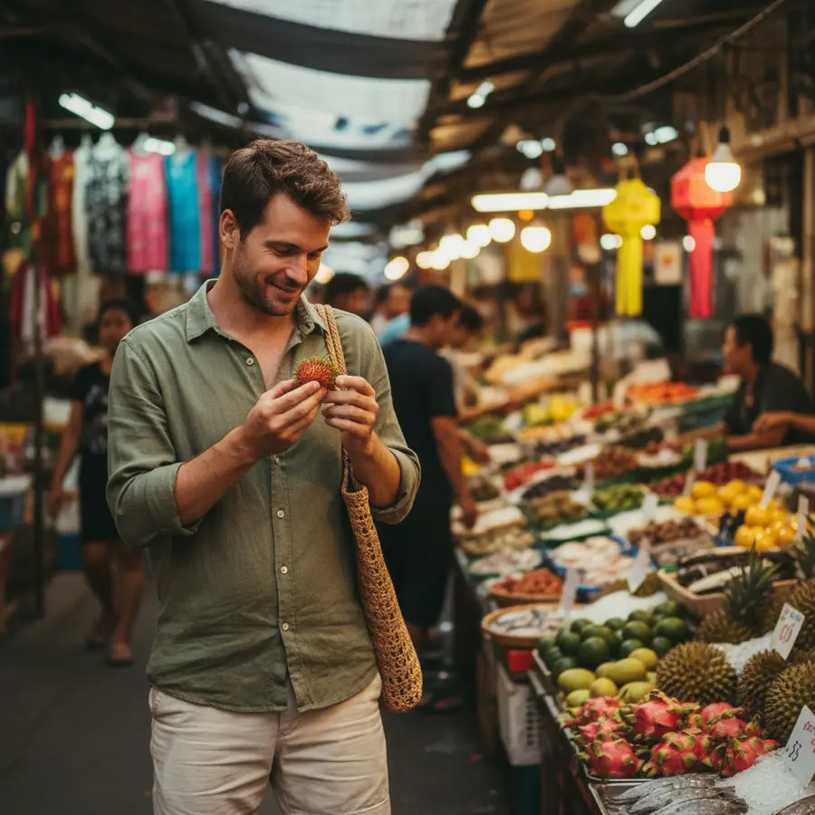 bang niang market khao lak