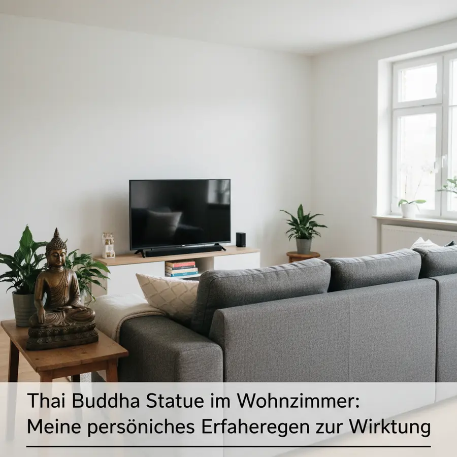 Thai Buddha Statue im Wohnzimmer: Meine persönlichen Erfahrungen zur Wirkung - Photo Thai Buddha Statue im Wohnzimmer sorgt für positive Atmosphäre und Harmonie