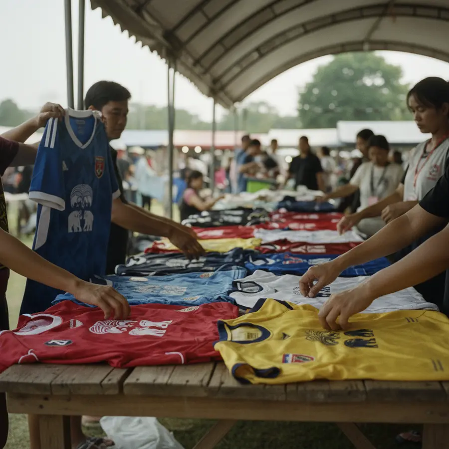 Thailand Trikot kaufen: Was ich beim Vergleich der Anbieter gelernt habe - Photo Thailand Trikot kaufen: Secondhand-Fußballtrikots auf Flohmarkt entdeckt