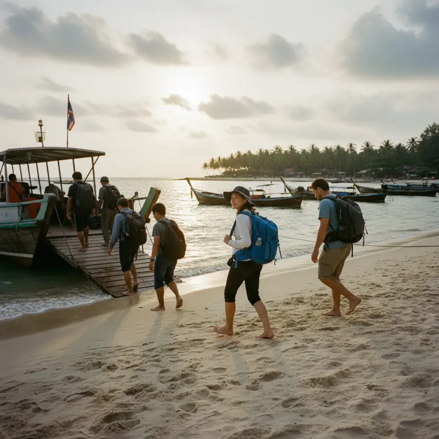 Menschen auf Koh Samet bei Rayong, Inselabenteuer auf Samet Island erleben