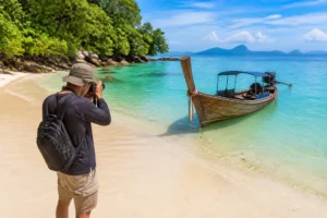 Koh Kradan Reiseführer mit weißem Sandstrand und türkisblauem Wasser in Thailand