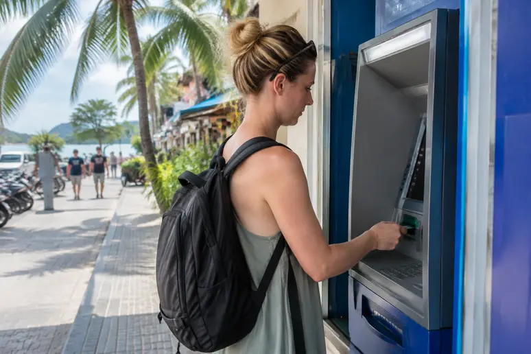 Bargeld abheben in Thailand mit einer deutschen Bankkarte am Geldautomaten